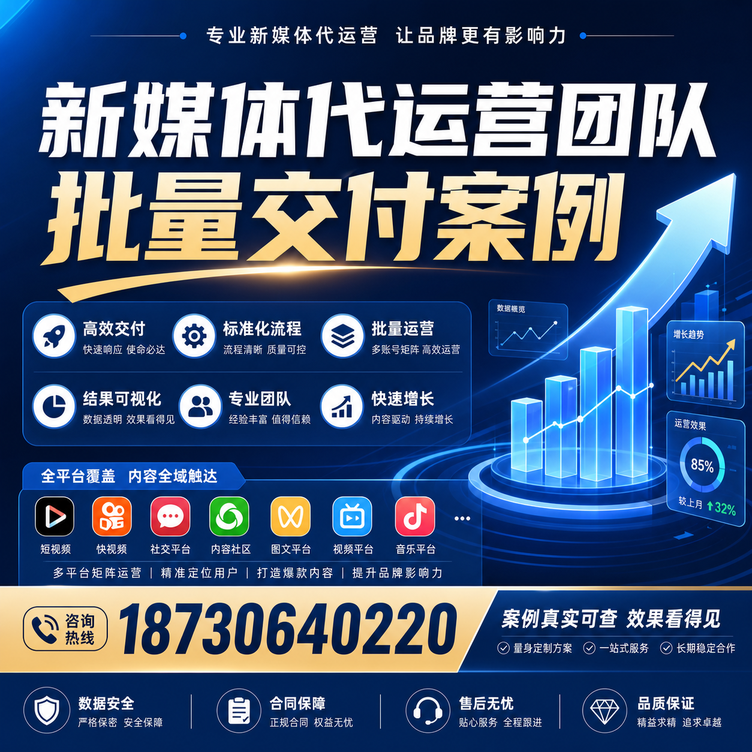 甘肃代运营公司多客户账号批量高效交付案例