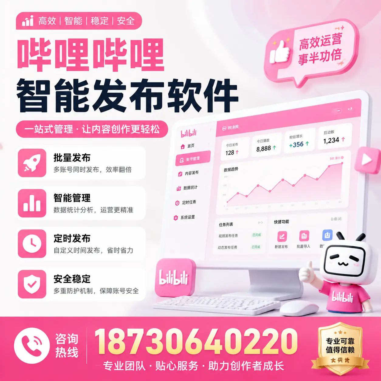 如何评估哔哩哔哩智能发布软件的ROI?甘肃 企业必读